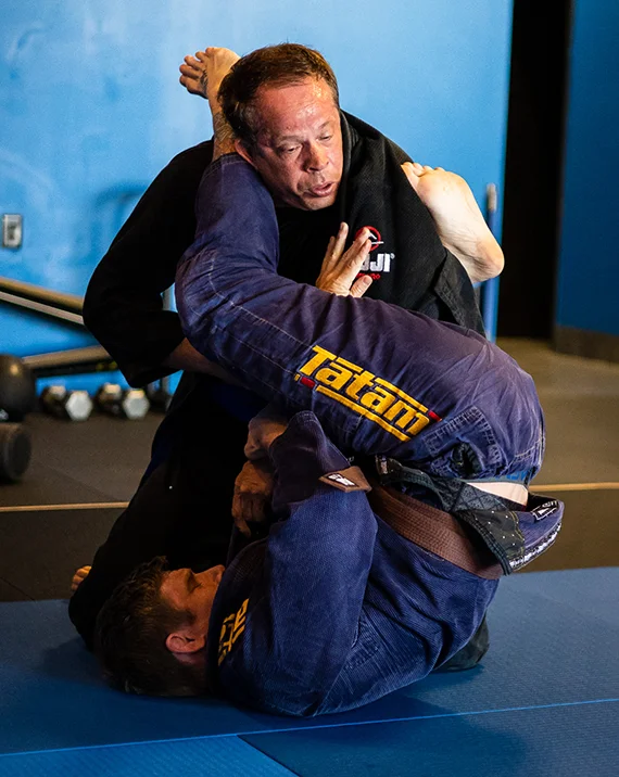 Devin and Peter Grappling