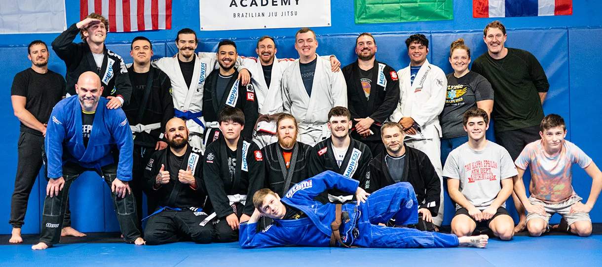 Midwest Marital Arts Academy Brazilian Jiu Jitsu class photo