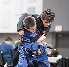 Knightly in competition - Kids BJJ Membership Photo